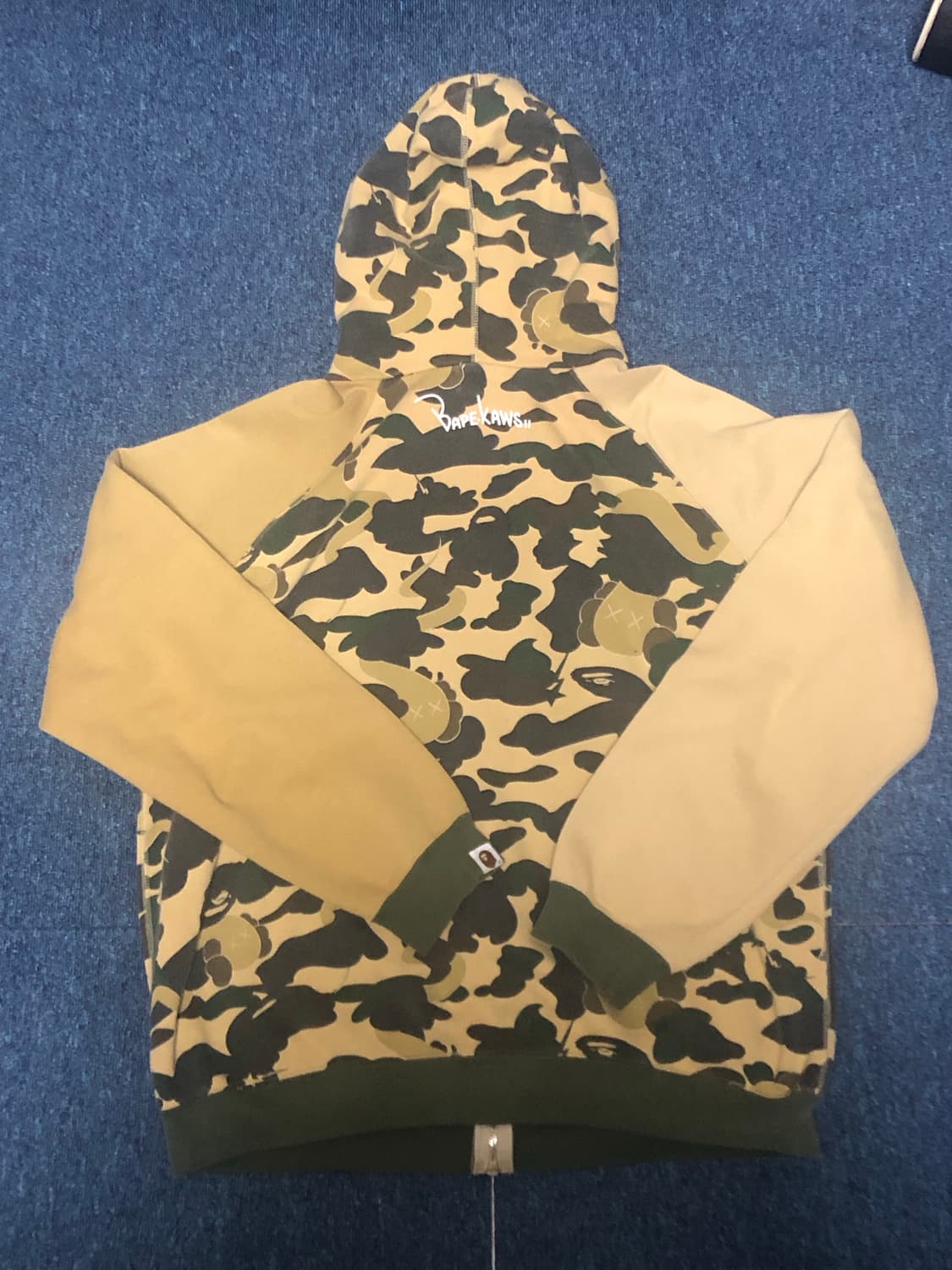 베이프x카우스 후드집업 황계 L 상품이미지2