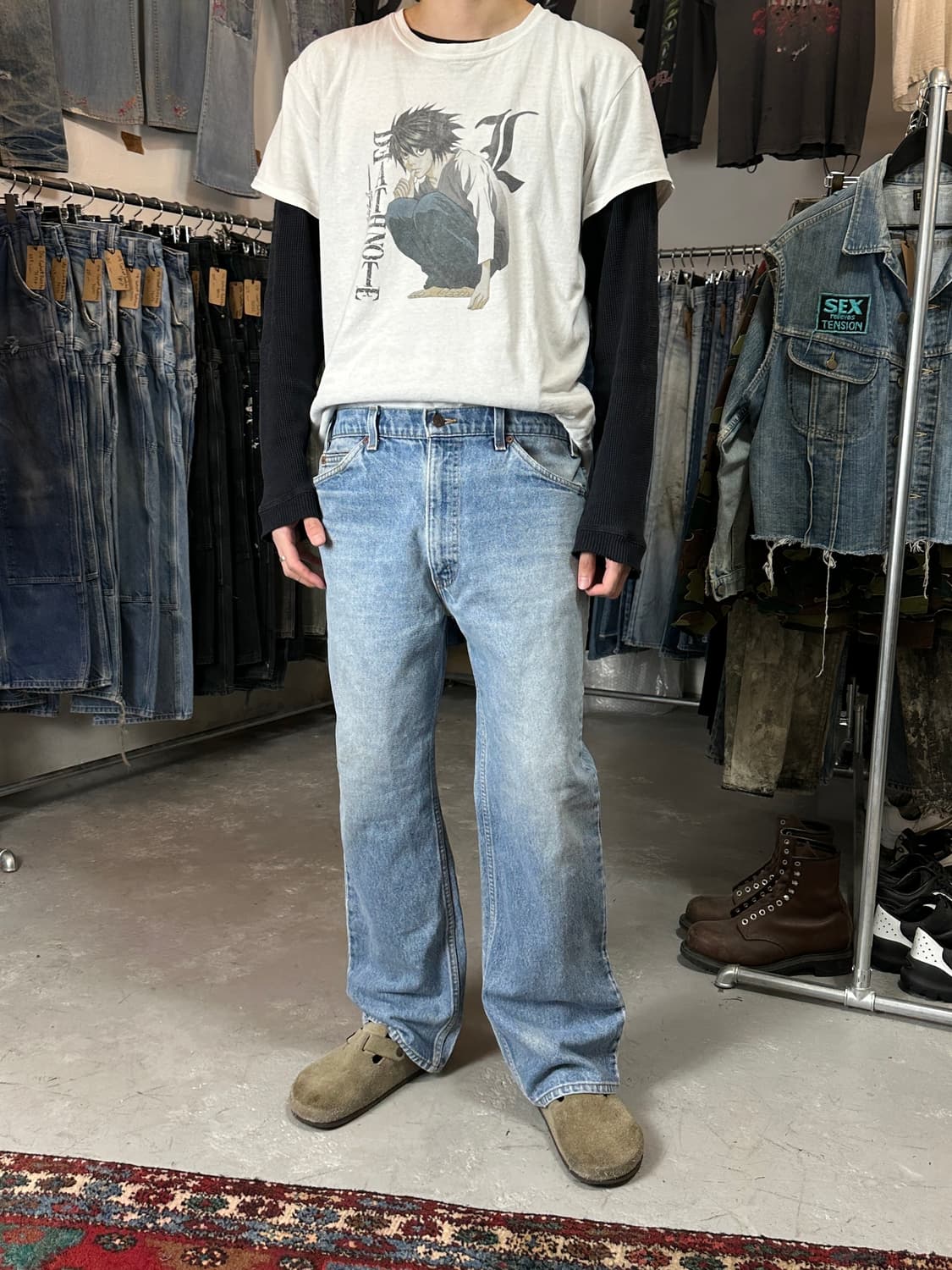 90's USA Made 빈티지 리바이스 517 오렌지탭 부츠컷 상품이미지2