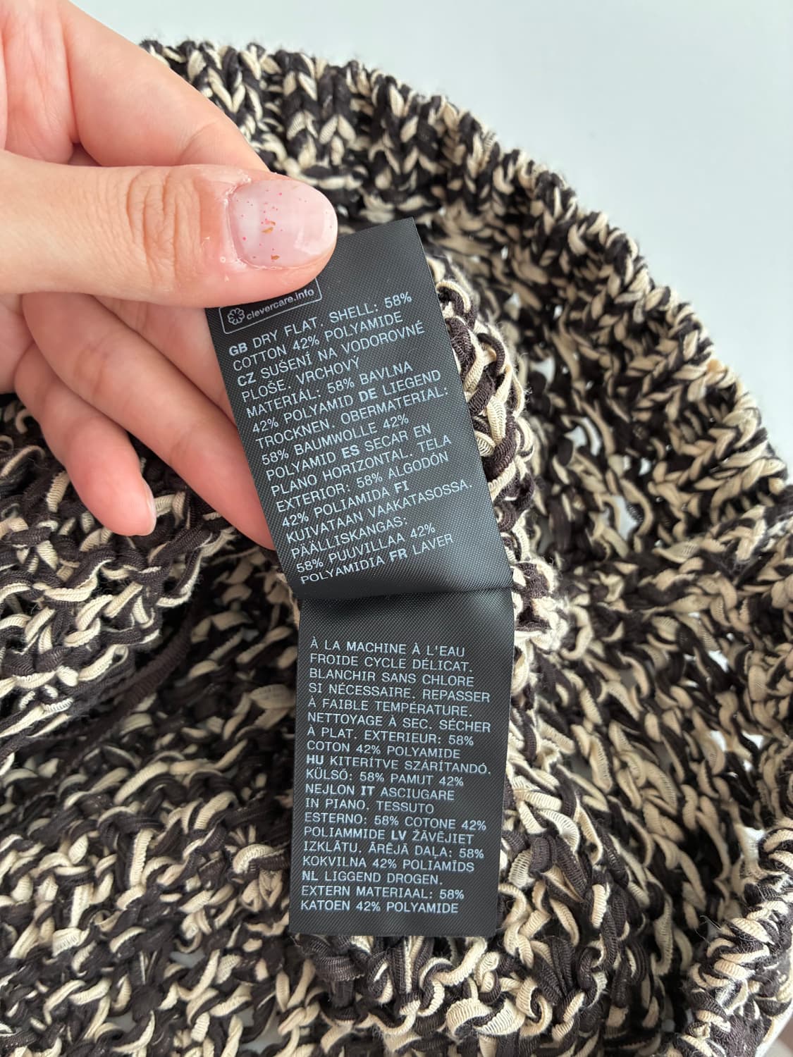 XS) 앤아더스토리즈 니트 슬리브리스 탑 베이지 상품이미지8