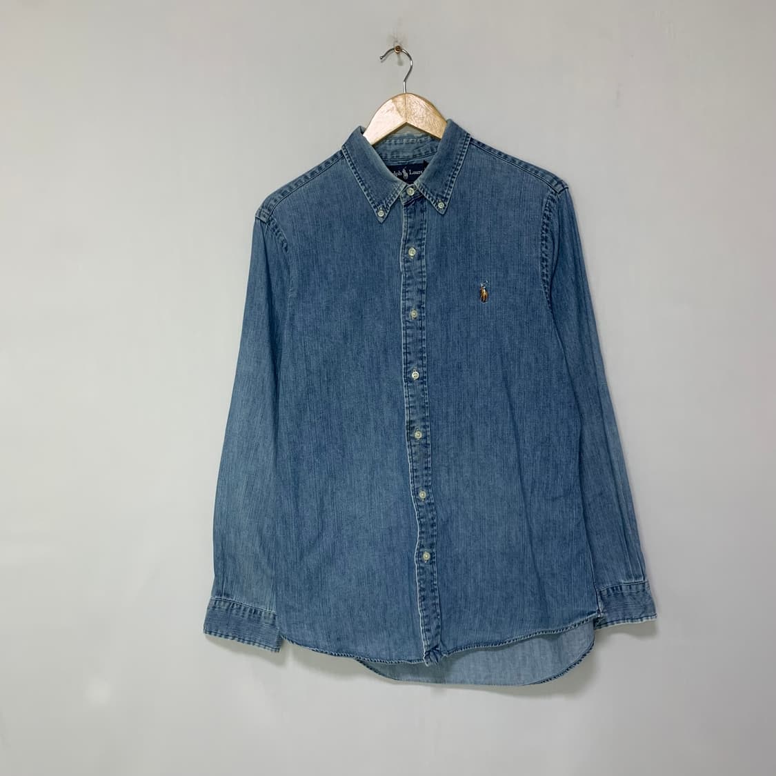 폴로 랄프로렌 데님 셔츠 청남방 남녀공용 L 빈티지 00s 상품이미지1