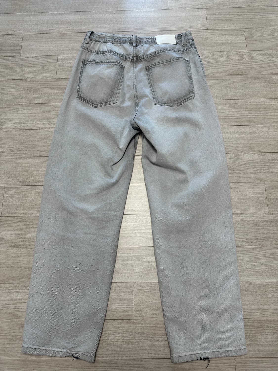 BEAKER 비이커 오리지널 세미와이드 그레이 데님 상품이미지2