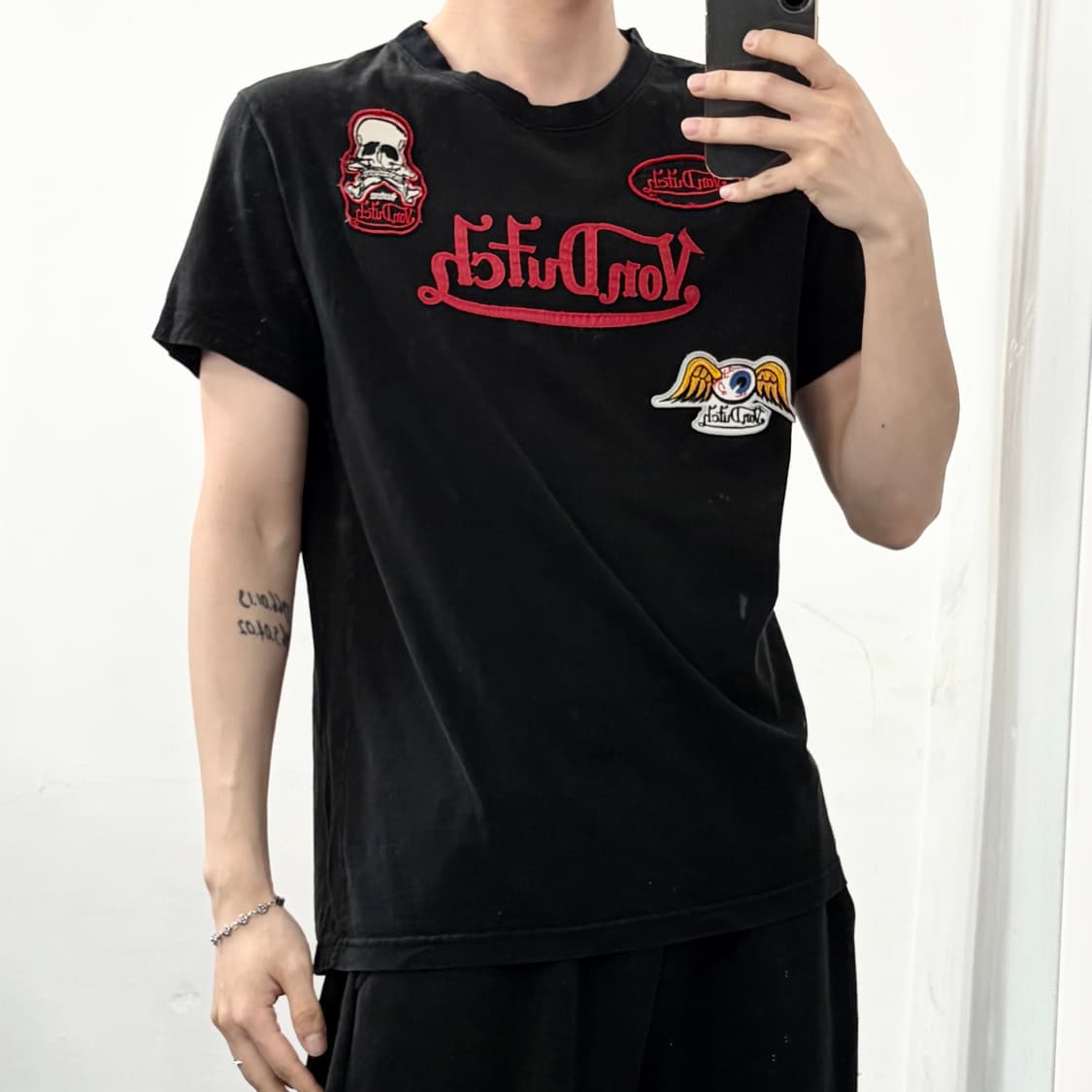 본더치 패치워크 반팔 티셔츠 상품이미지2