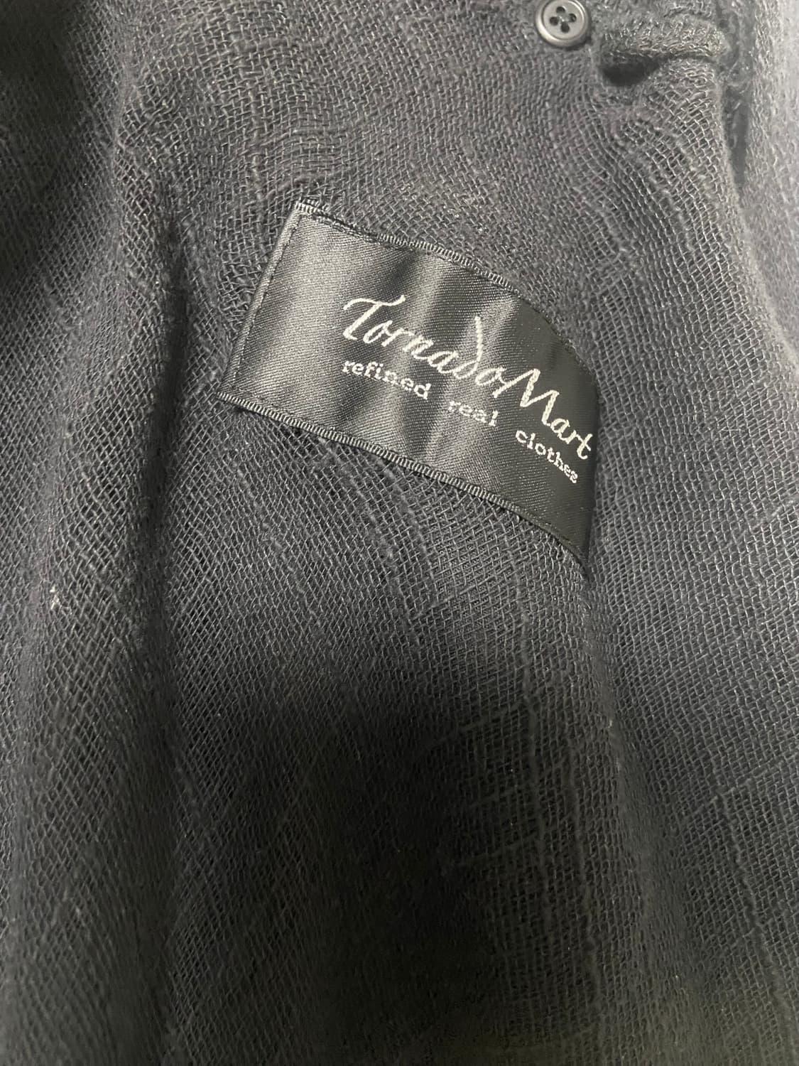 토네이도 마트 사선 지퍼 비대칭 스톨 레이어드 재킷 상품이미지9