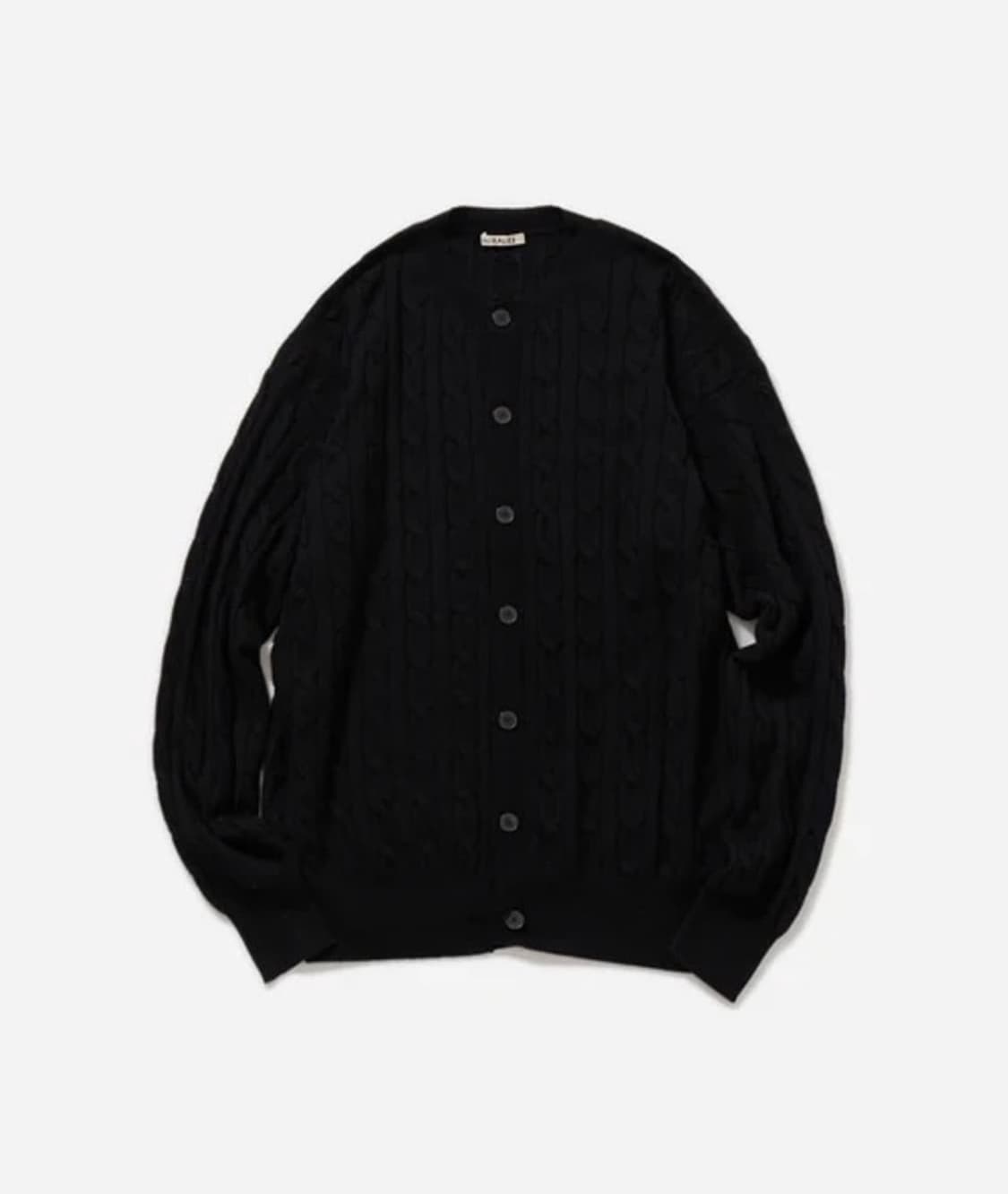 [4] 오라리 슈퍼파인 캐시미어 실크 케이블 가디건 상품이미지1