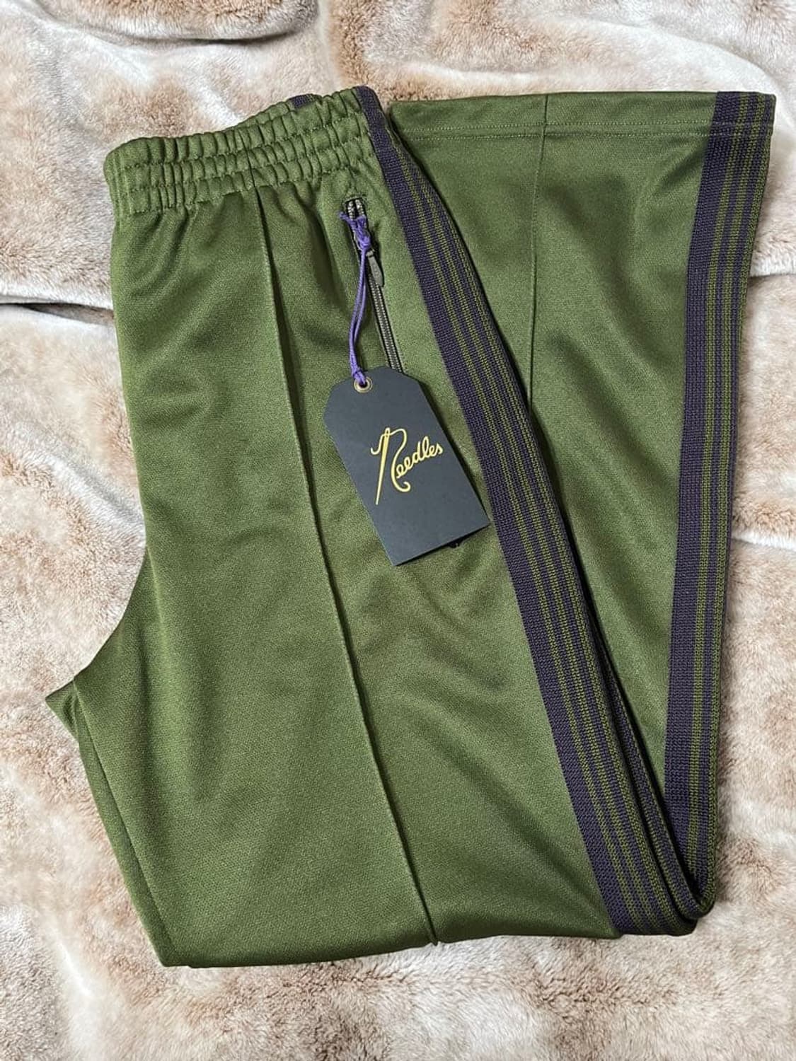 니들스 트랙 팬츠 폴리 스무스 아이비 그린 레귤러 핏 상품이미지1