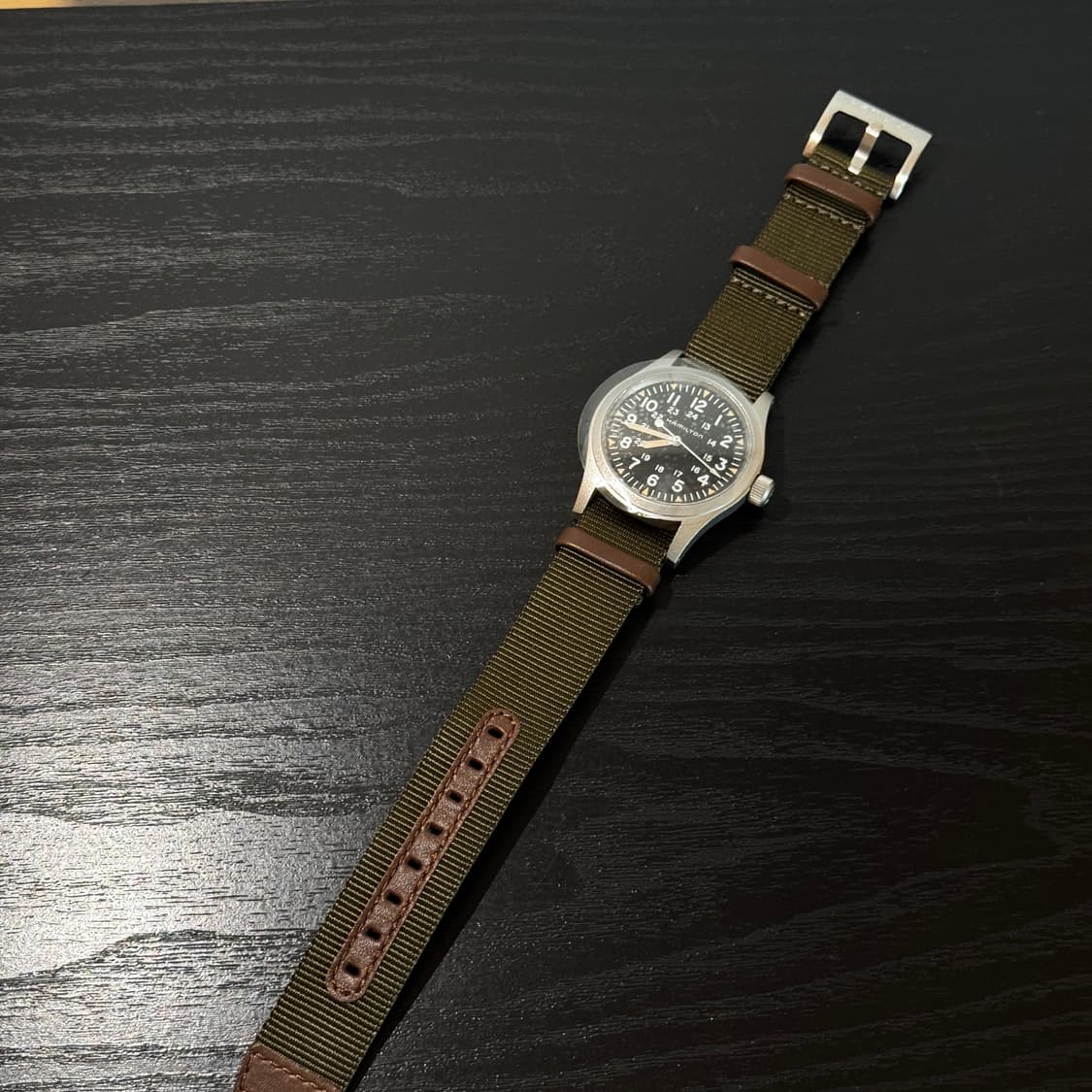 해밀턴 카키 필드 메커니컬 38mm 다크 다이얼 새제품 상품이미지2