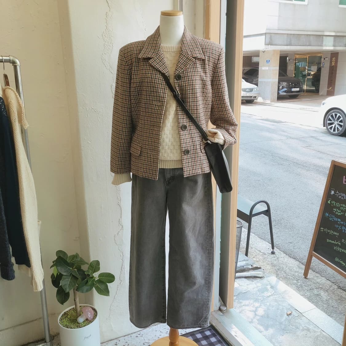 GU 빈티지 그레이 배럴팬츠 상품이미지2