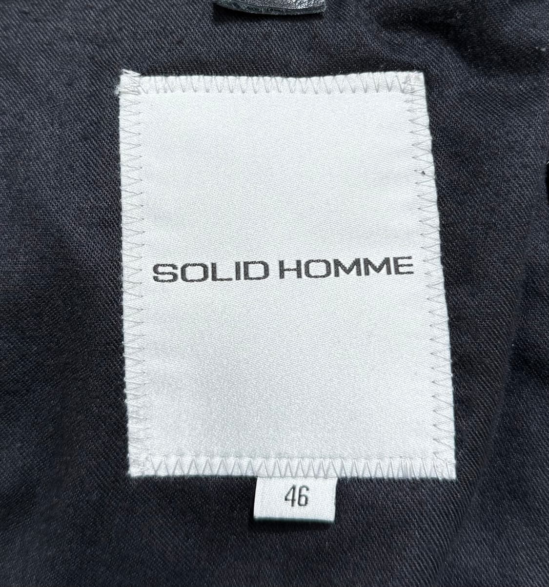 솔리드옴므 포켓 카우레더 자켓 상품이미지4