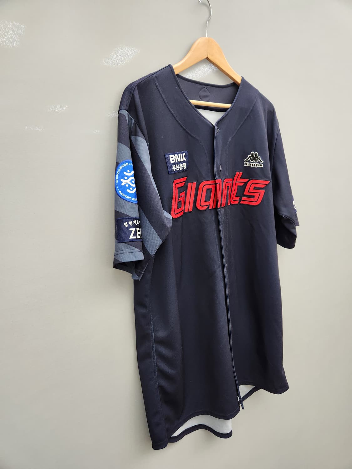 롯데 자이언츠 야구 유니폼 네이비 상품이미지2