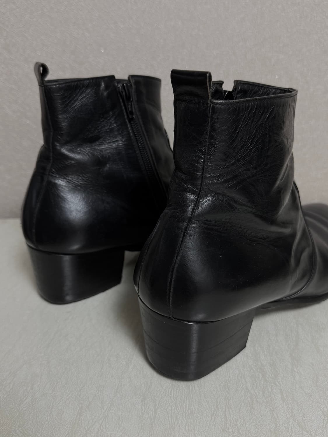Vero Cuoio Plein Toe Leather Boots 상품이미지4