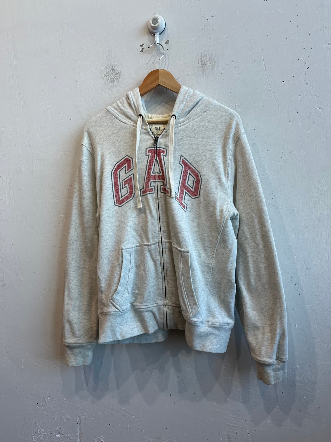 GAP 갭 로고 와플 후드집업  상품이미지1