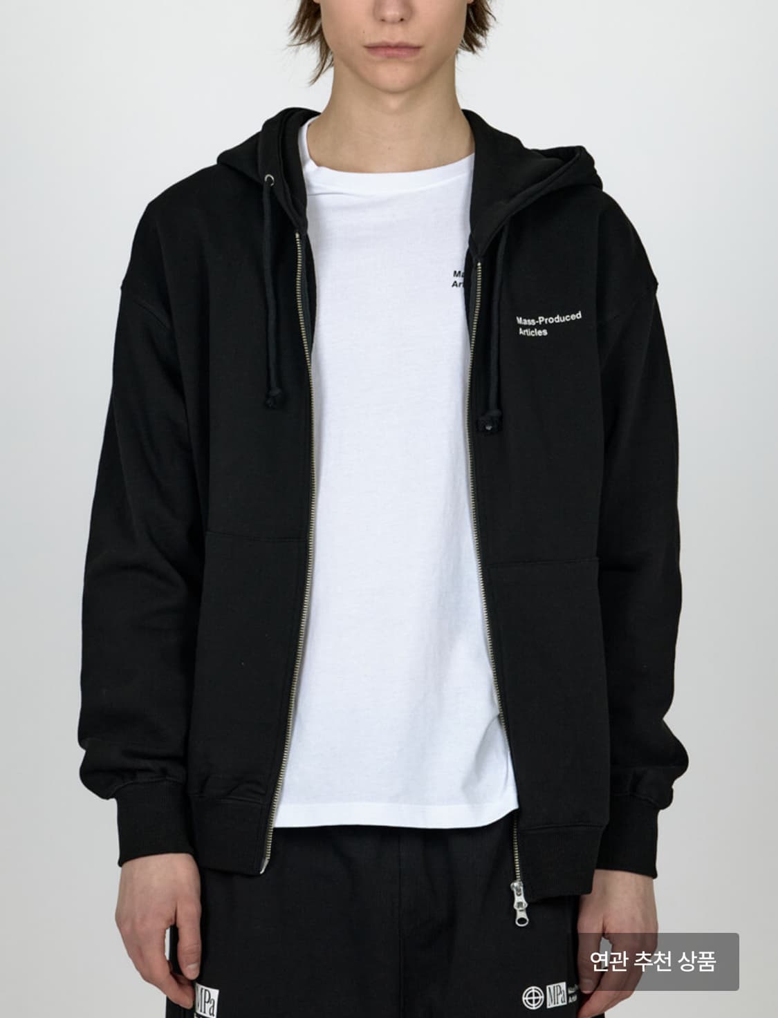 플라스틱프로덕트 MPa HOOD ZIP UP 후드집업 S사이즈 상품이미지1