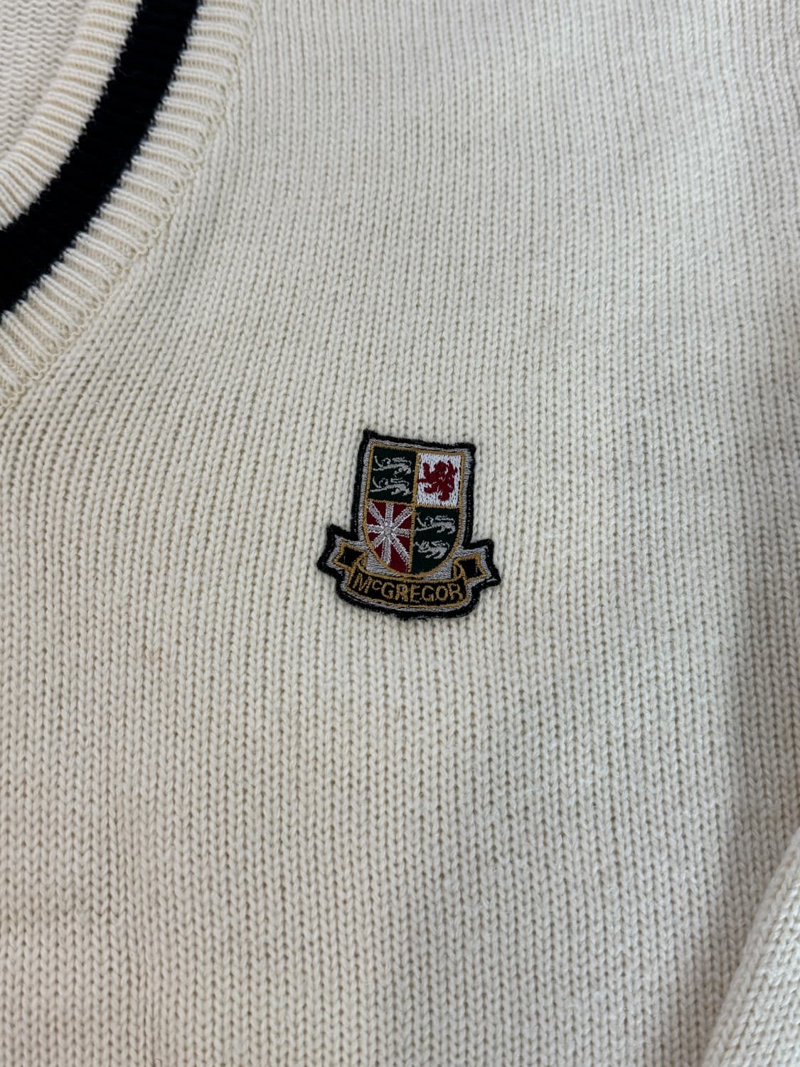 맥그리거 아이비 브이넥 니트 L 상품이미지4