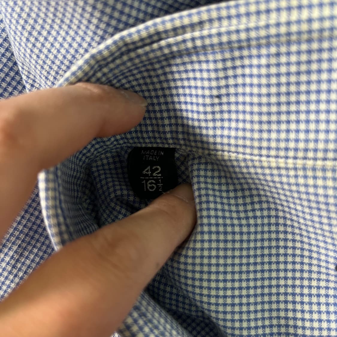 100 톰포드 코튼 체크 셔츠 상품이미지4