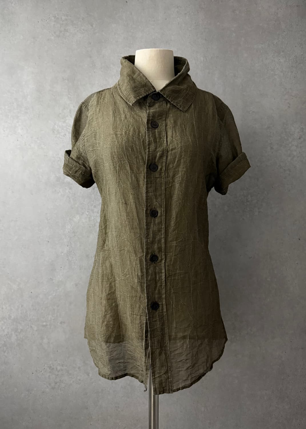 Yohji Yamamoto crinkle shirt 상품이미지2