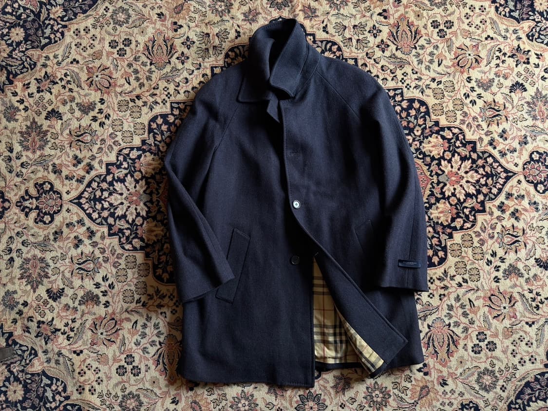 버버리 캐시미어 트위드 래글런 코트 105 상품이미지4