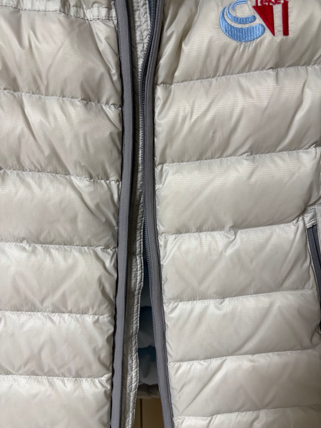 테켓 경량패딩 라이트그레이 M 상품이미지6