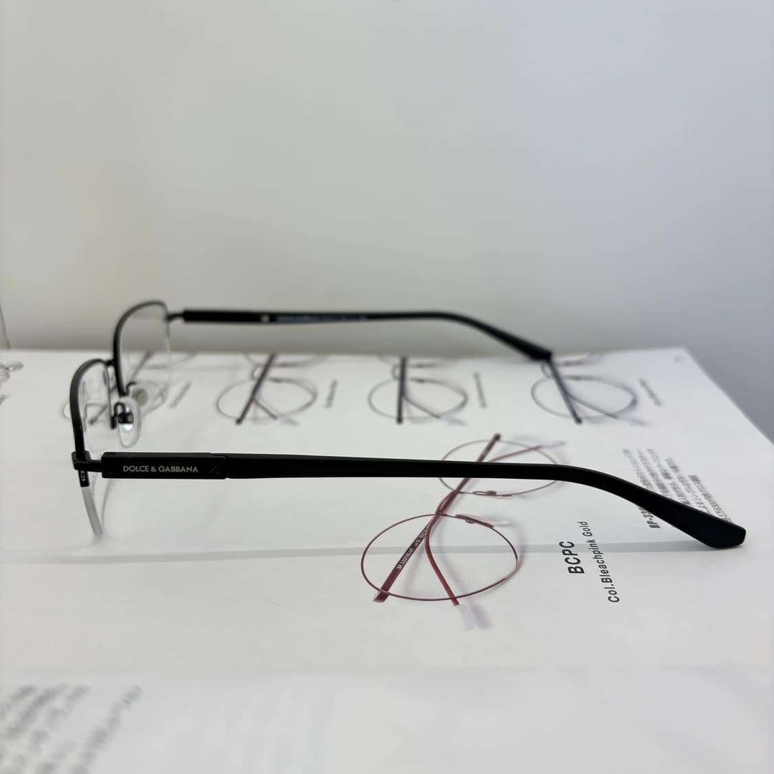 돌체앤가바나 반무테 빈티지안경 상품이미지6