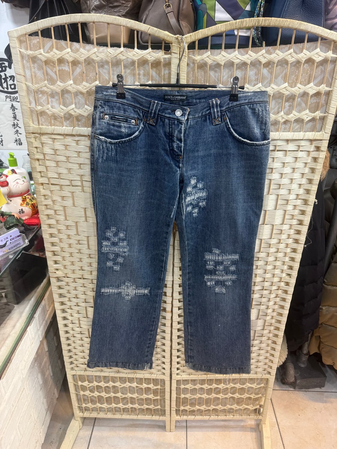42/32 정품 돌체앤가바나 데님바지 팝니다 상품이미지1
