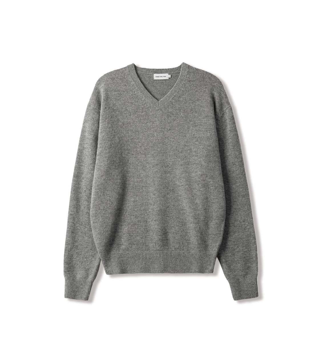 [1] 스테디에브리웨어 코지 울 캐시미어 브이넥 니트 그레이 상품이미지1