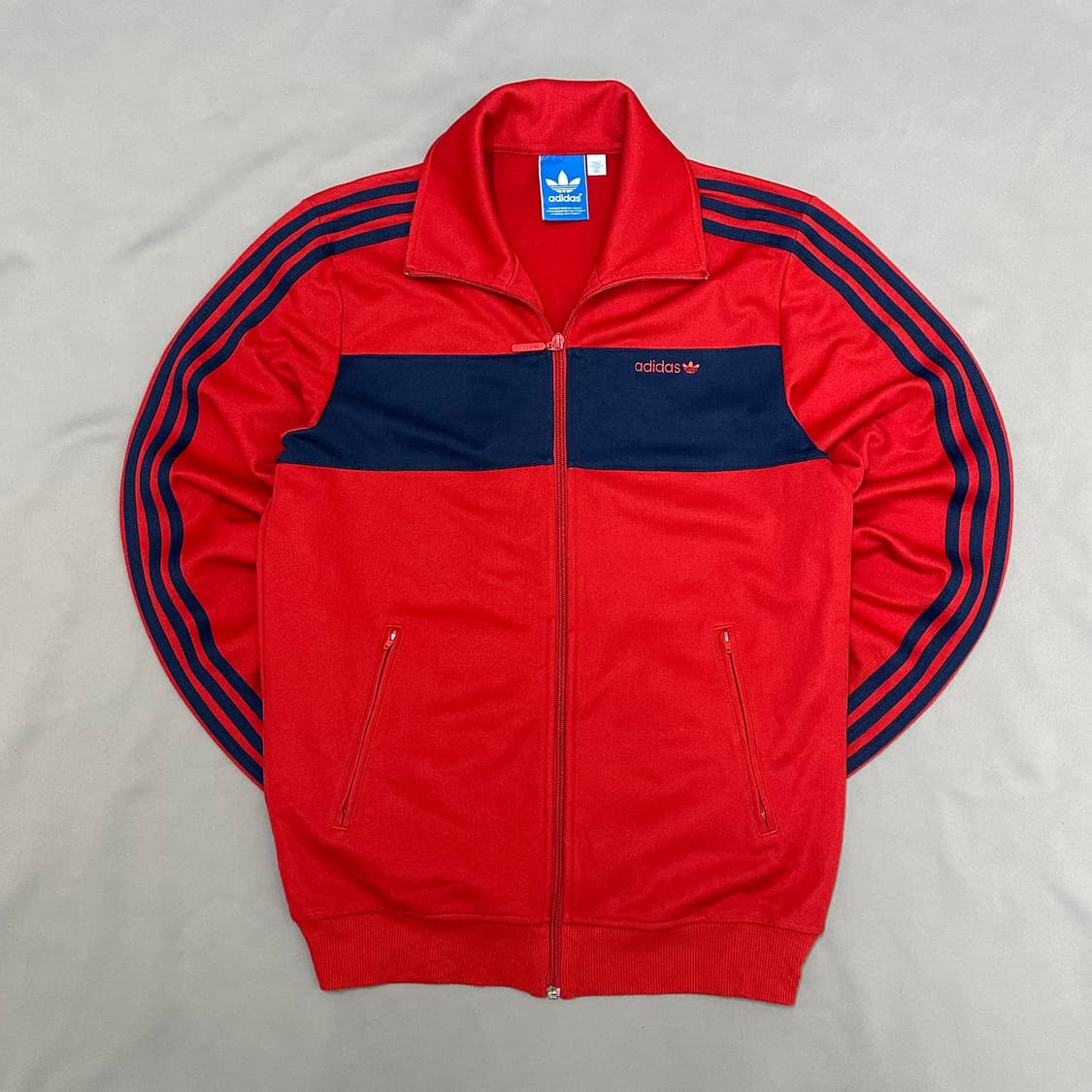 아디다스 베켄바우어 버건디/네이비라인 빈티지 져지 105 상품이미지2