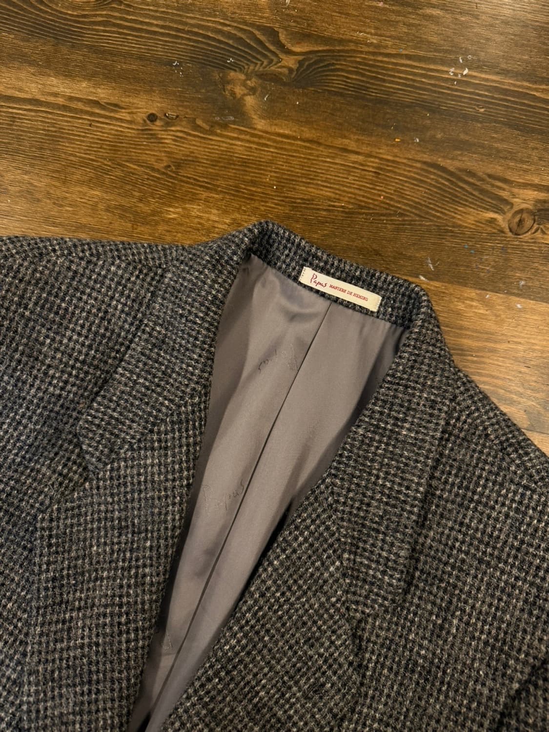 파파스 해리스 트위드 자켓 105 상품이미지7