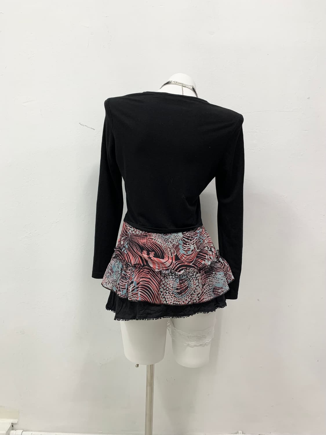 [MINGGE] 고딕 펑크 리본 롱슬리브 상품이미지2