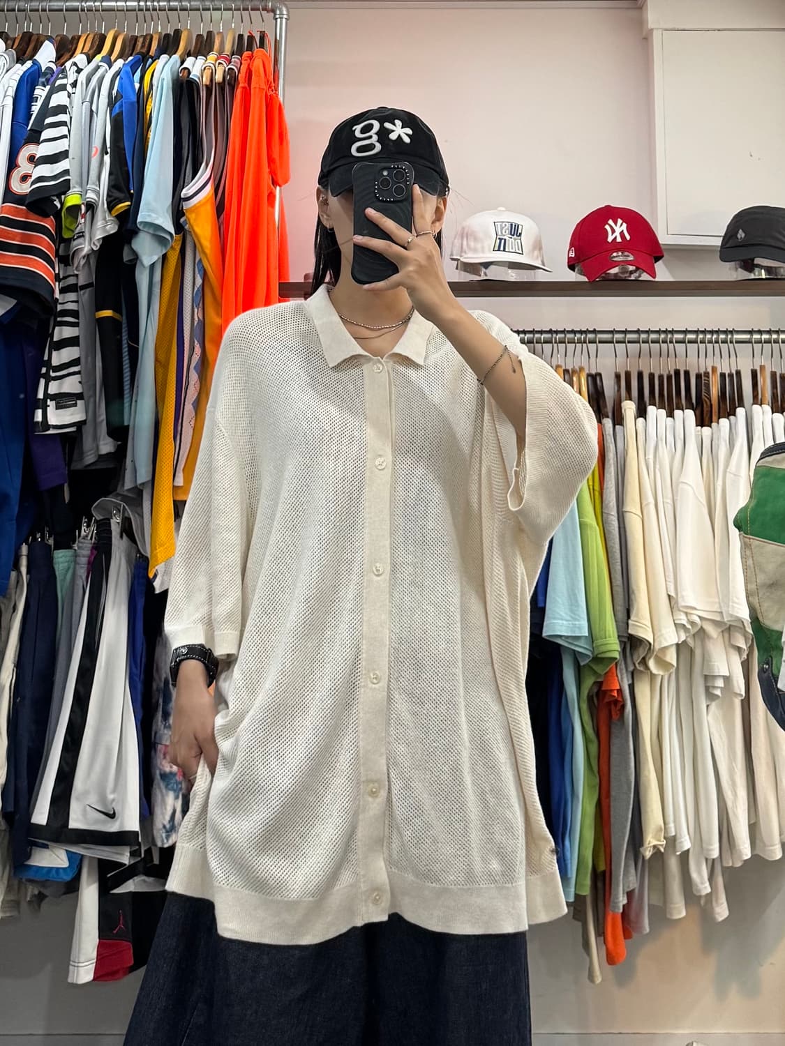 24ss 바나나리퍼블릭 반팔카라넥 가디건 상품이미지6