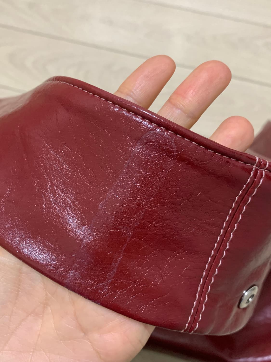 히에타 티나백 체리레드+히에타 별키링 상품이미지4