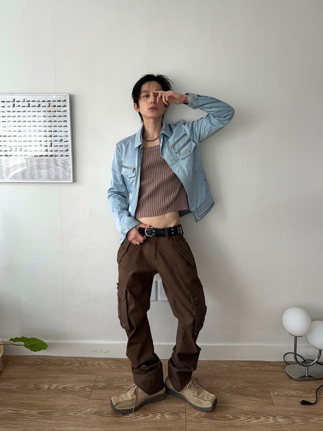 Gatsby Collection 글로시 바이커 자켓 상품이미지2