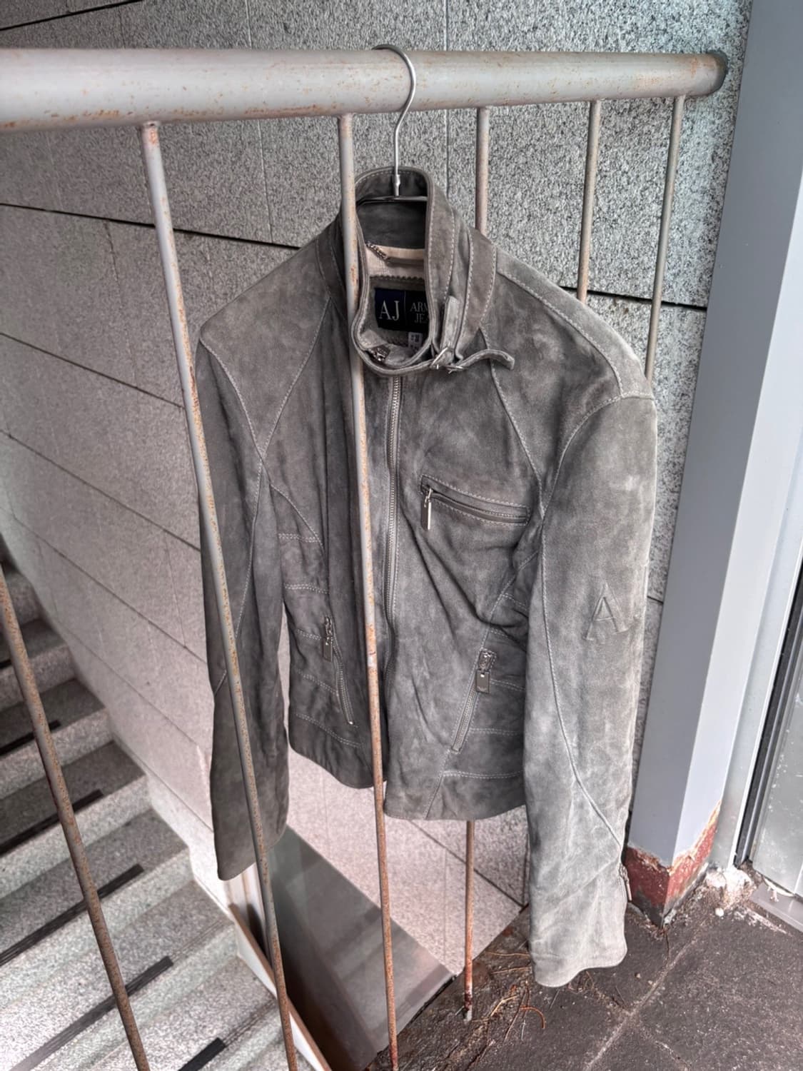 Vintage Armani Leather Jacket 상품이미지1