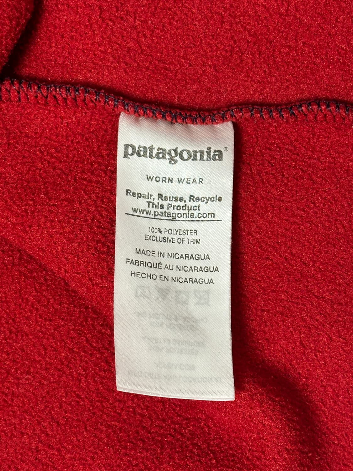 파타고니아 신칠라 켄달제너 레드네이비 상품이미지4