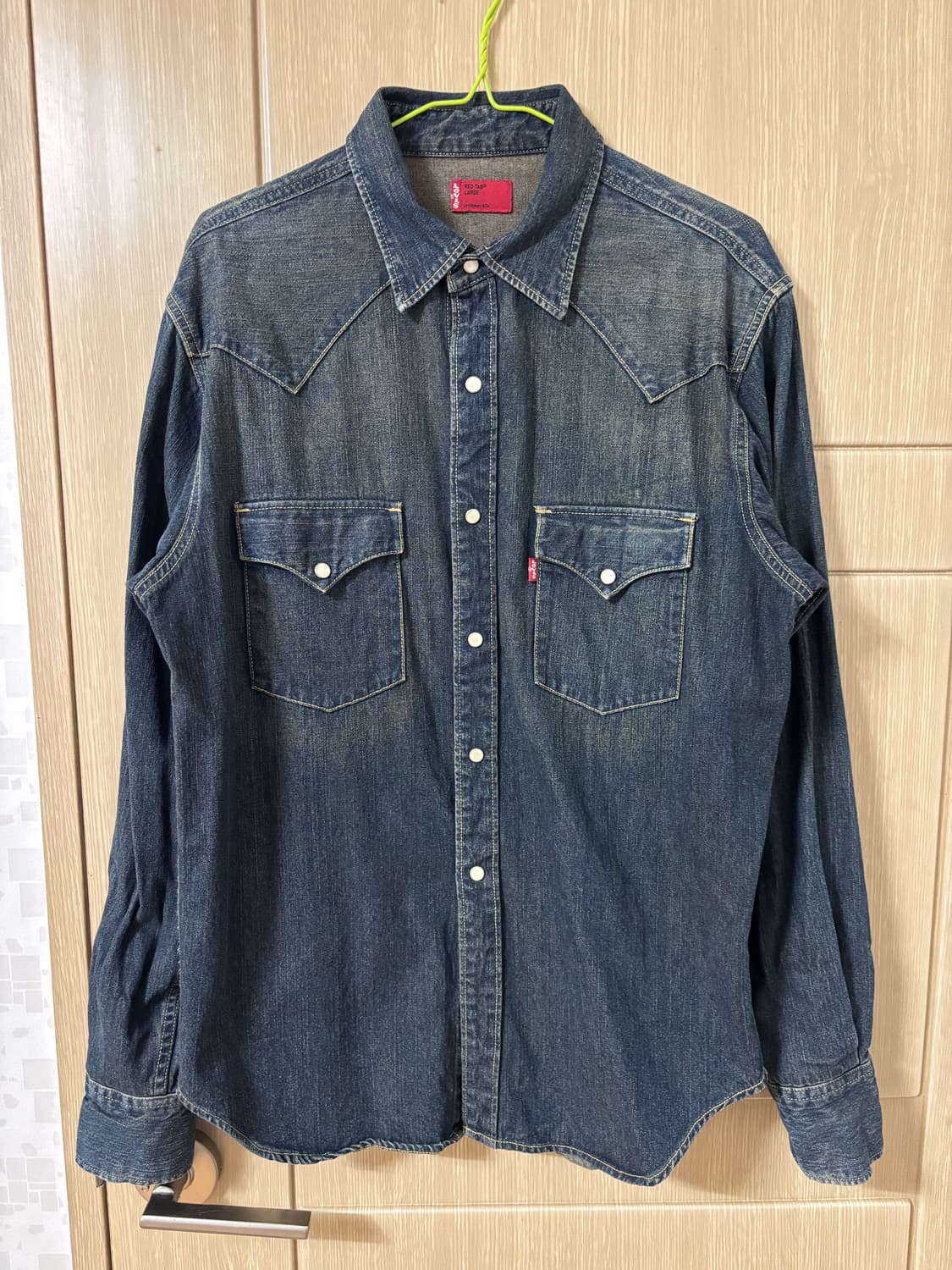 Levis 리바이스 레드탭웨스턴 데님 셔츠 상품이미지1