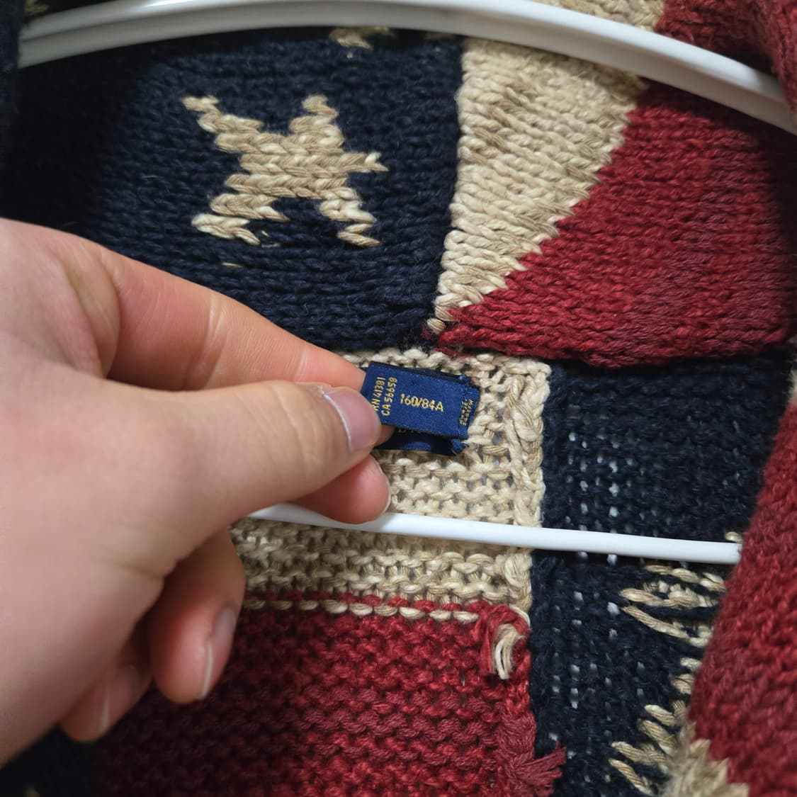 폴로랄프로렌 숄카라 성조기 가디건 / 남성 가디건/ 여성 가디건  상품이미지3