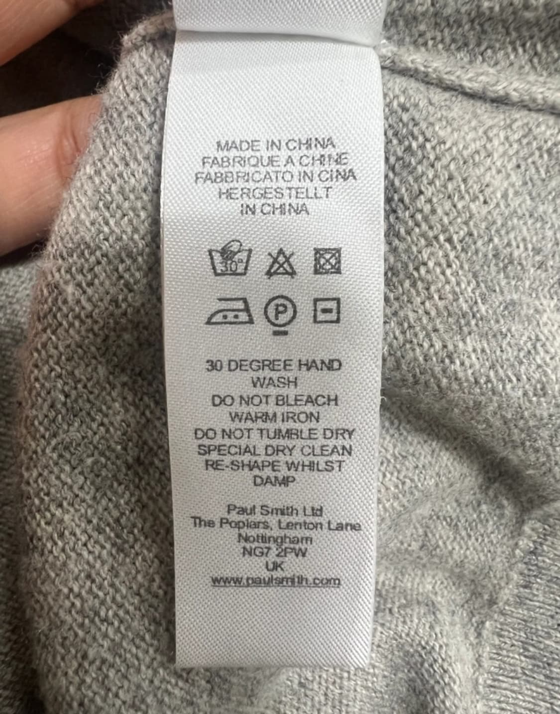 폴스미스 남성 반집업 코튼니트
 상품이미지7