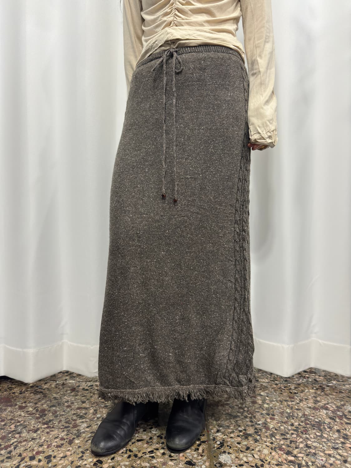 knit long skirt 상품이미지3