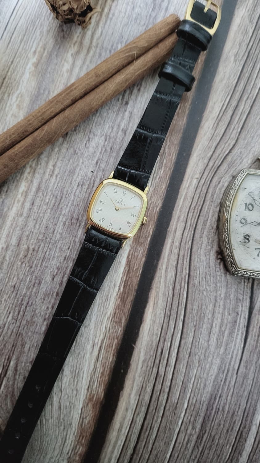 정품 오메가 드빌 로만 인덱스 드레스 쿼츠시계 상품이미지7