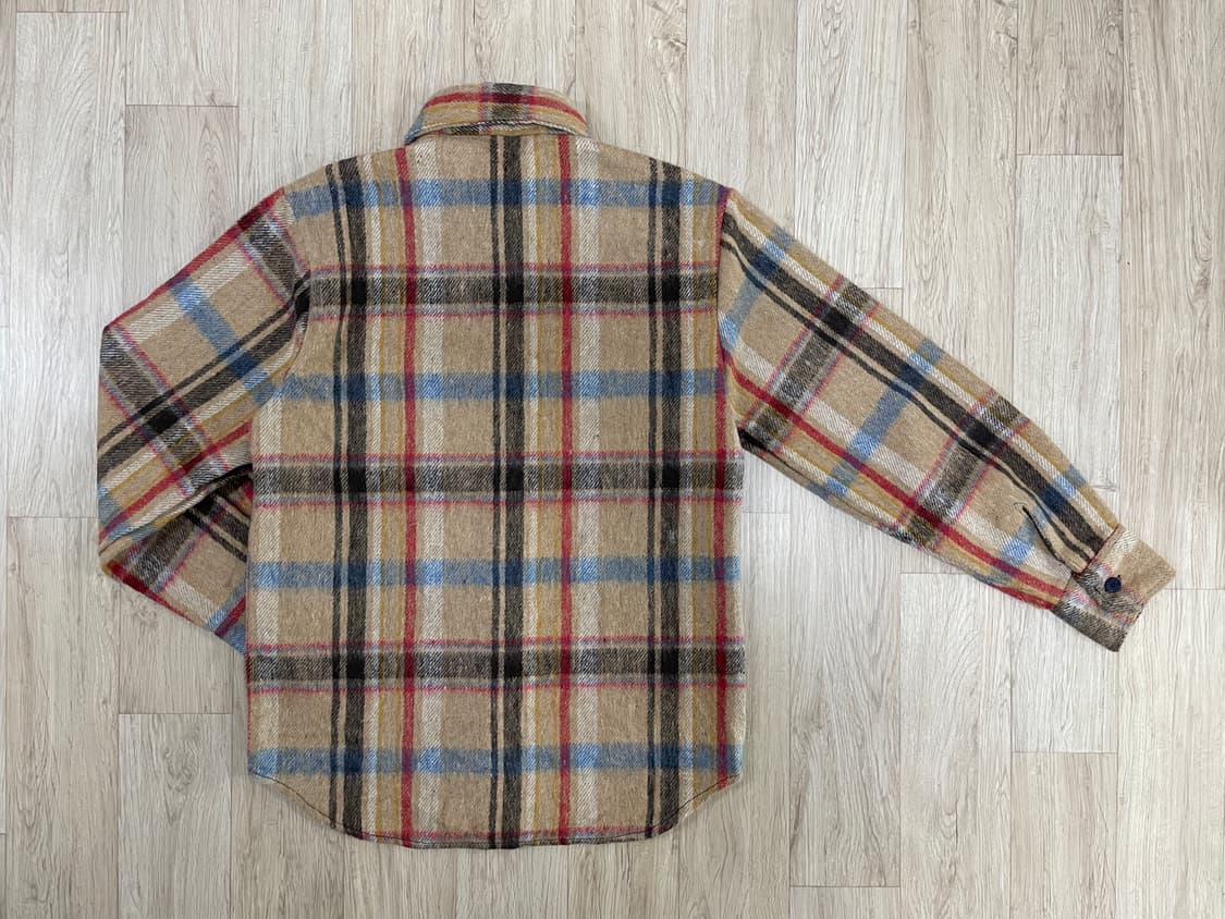 95) 70's Brewster 미군 체크 울 셔츠(RRL&LVC&폴로) 상품이미지2