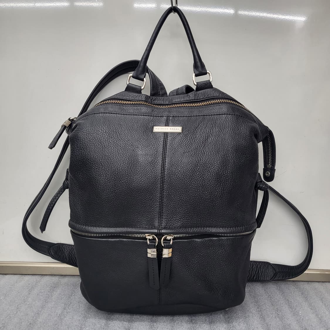빠뜨리스 브레알 정품 올 천연 가죽 백팩 34x30x15cm 상품이미지1