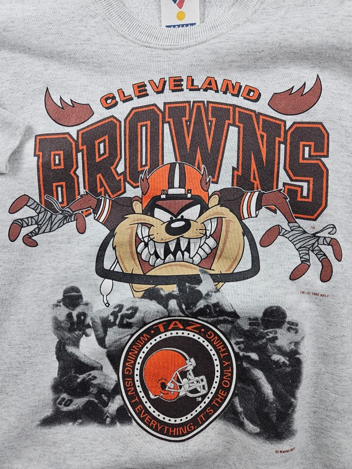 90's USA 클리블랜드 브라운즈 태즈 맨투맨 ( XL ) / 9338 상품이미지7