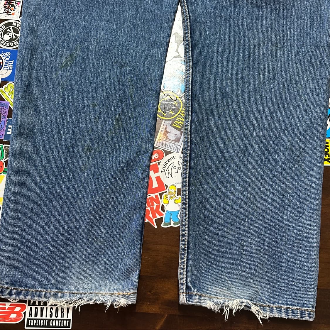 리바이스 550 블루 진 데님 팬츠 34 상품이미지4