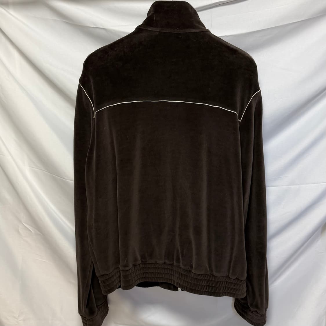 [2XL,L] 셀린느 트리오페 벨벳 트랙 자켓 집업 셋업 브라운 상품이미지4