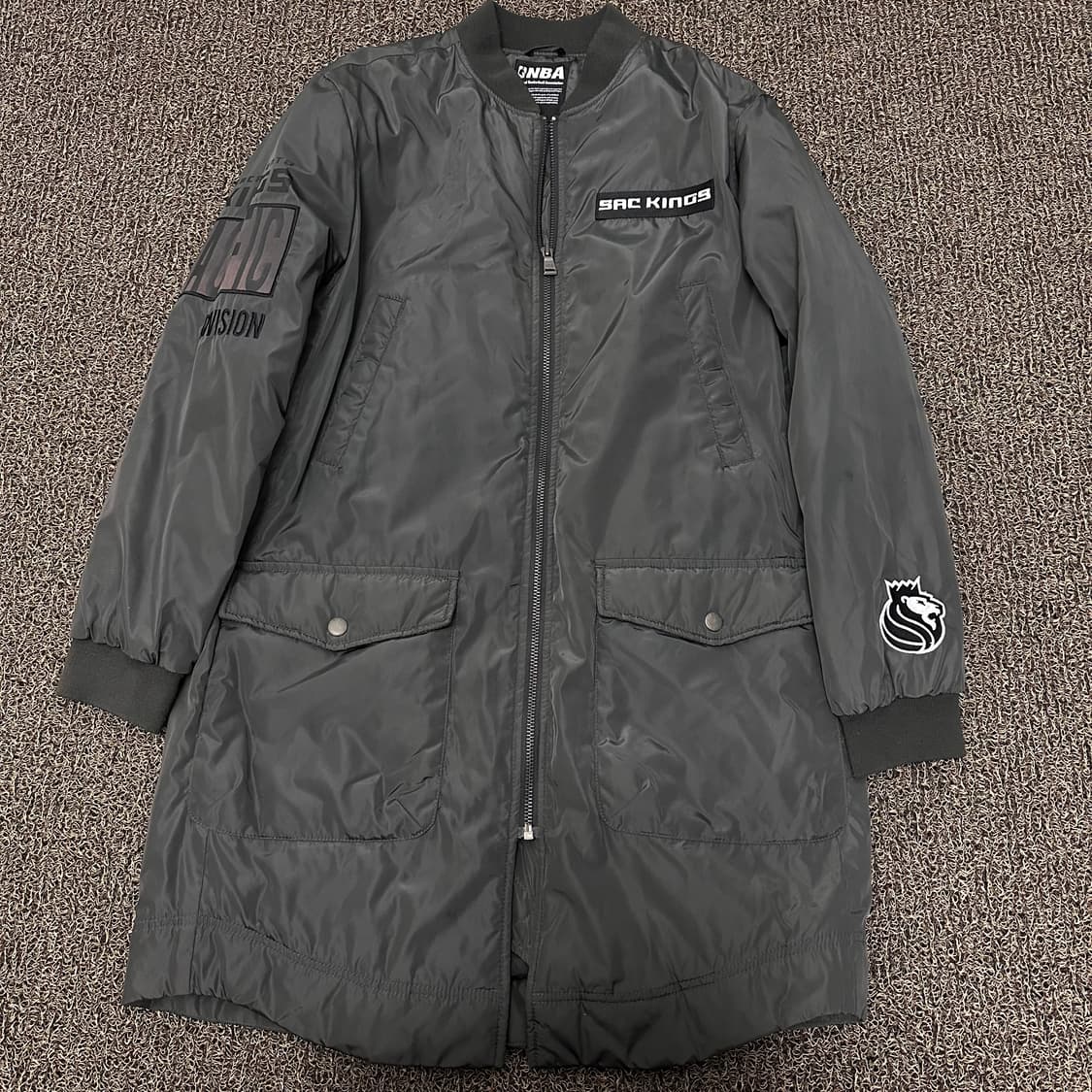 NBA 엔비에이 패딩 롱 항공 점퍼 L 상품이미지1