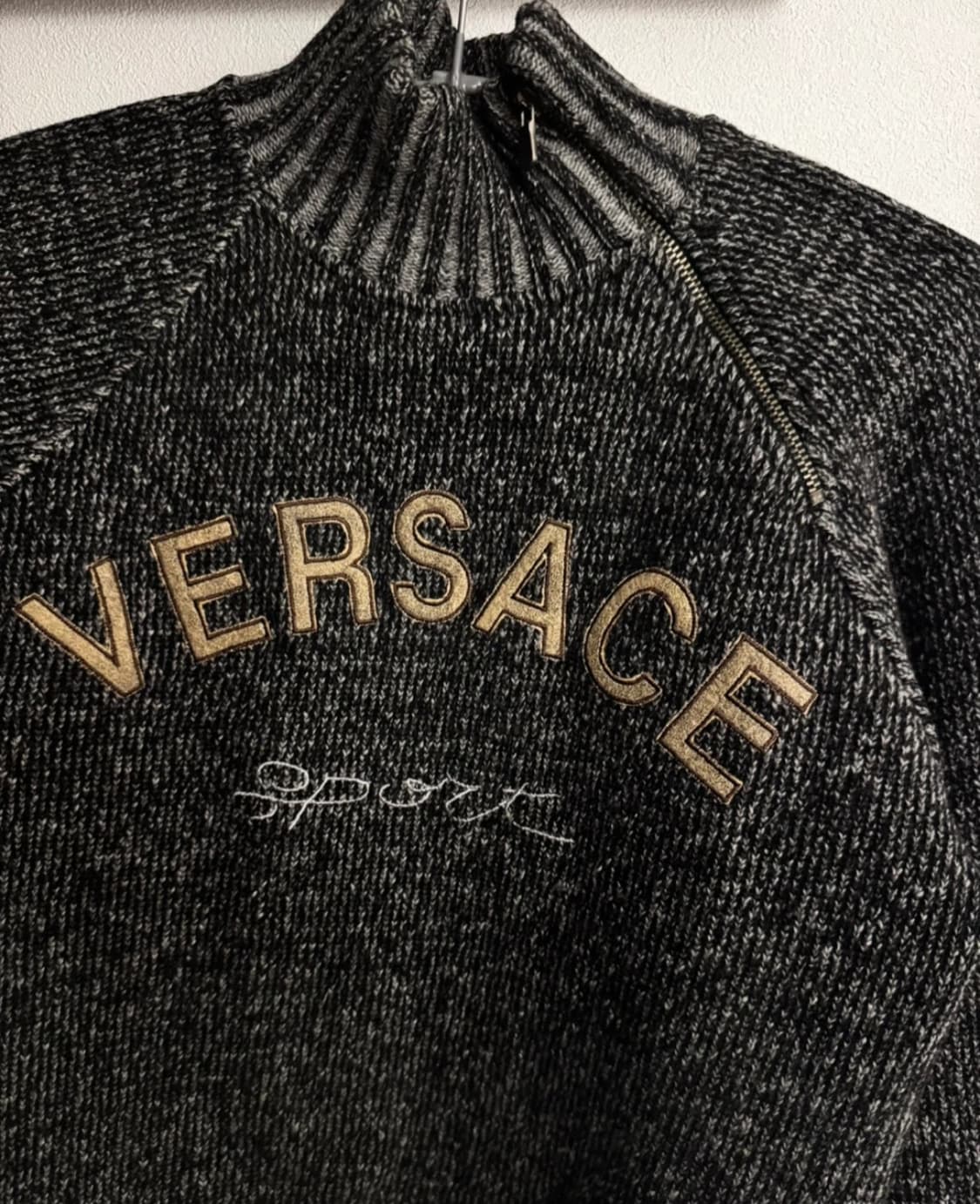 베르사체 하프넥 니트 M 상품이미지2