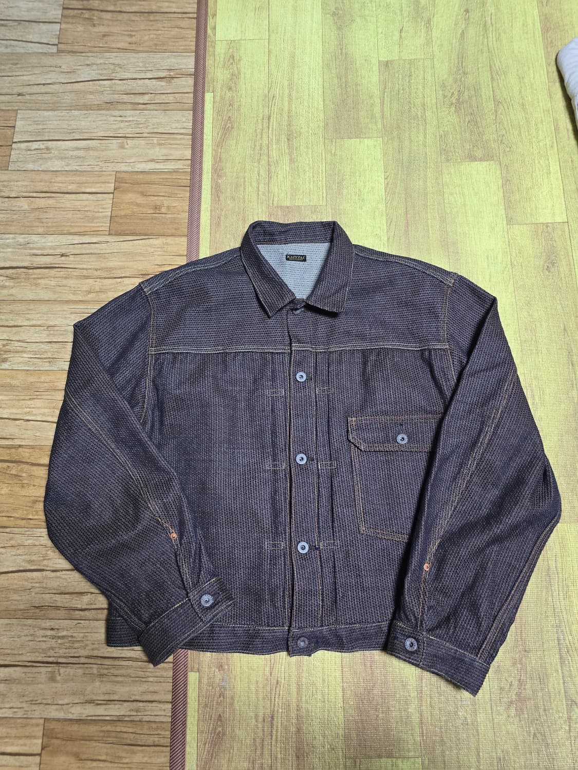 캐피탈 센츄리 데님 1세대 자켓 N5S 브라운 상품이미지1