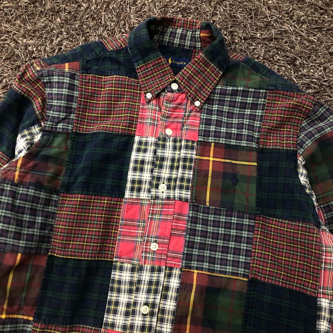 폴로 랄프로렌 패치워크 마드라스 셔츠 상품이미지2