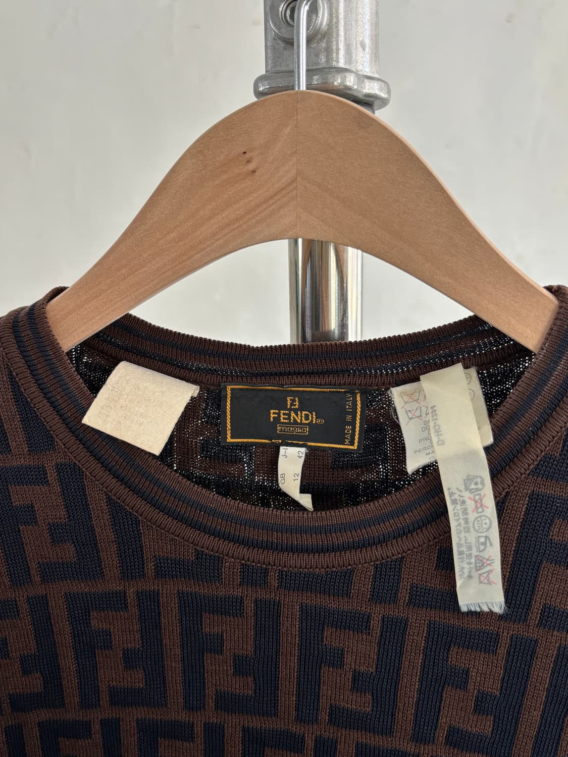 Fendi 펜디 90‘s 주카 반팔 니트 상품이미지8