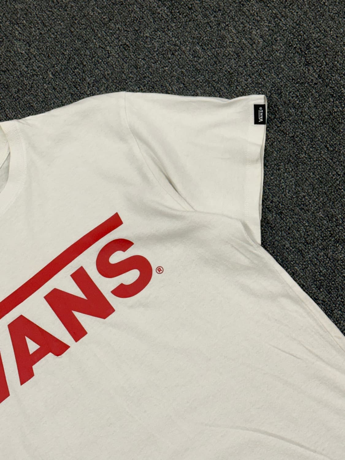 S)VANS vintage 여성 로고 프린팅 반팔 상품이미지2