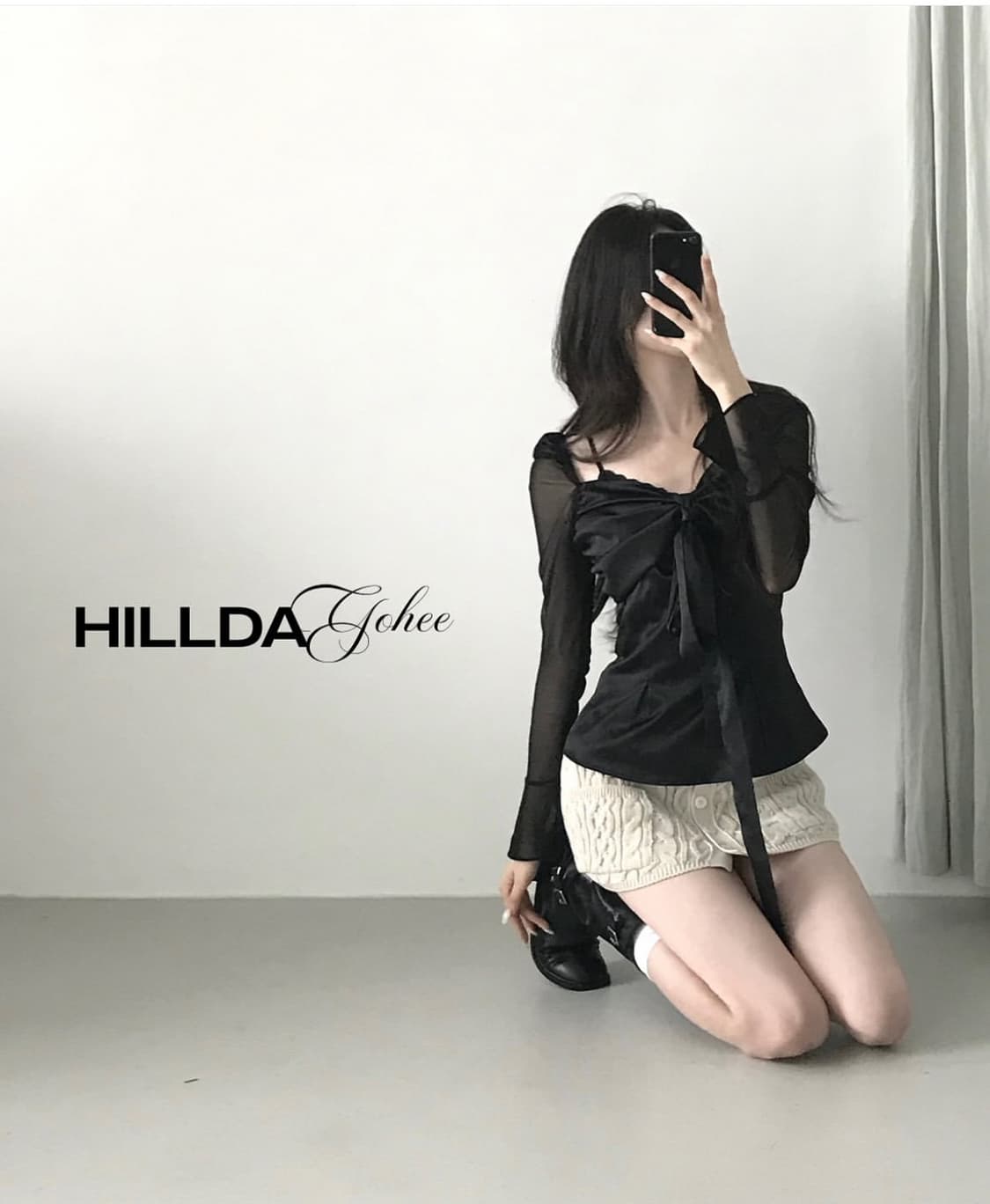 힐다고희 니트치마 새상품 상품이미지1