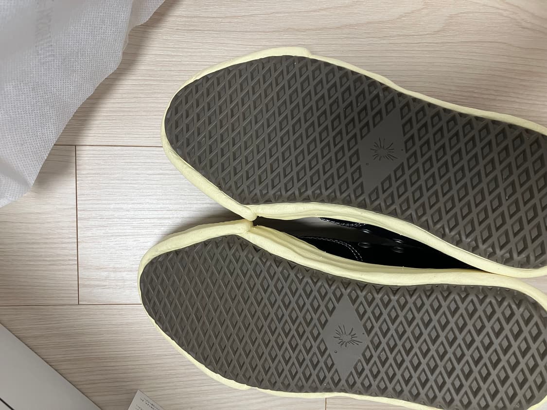 메종 미하라 야스히로 피터슨 VL OG솔 캔버스 로우탑스니커즈 블랙 38 상품이미지6